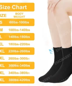 EMOBARRY® VitaluxeTourmaline Magnetic Compression Therapy Socks