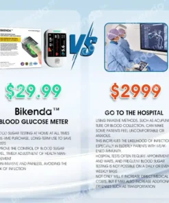 Bikenda™ Premium Next-Generation 3-in-1 Non-Invasive Laser Glucose Meter