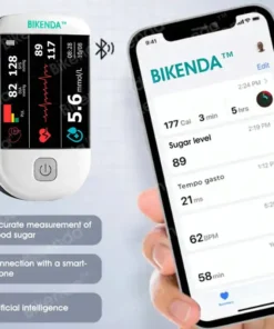 Bikenda™ Premium Next-Generation 3-in-1 Non-Invasive Laser Glucose Meter