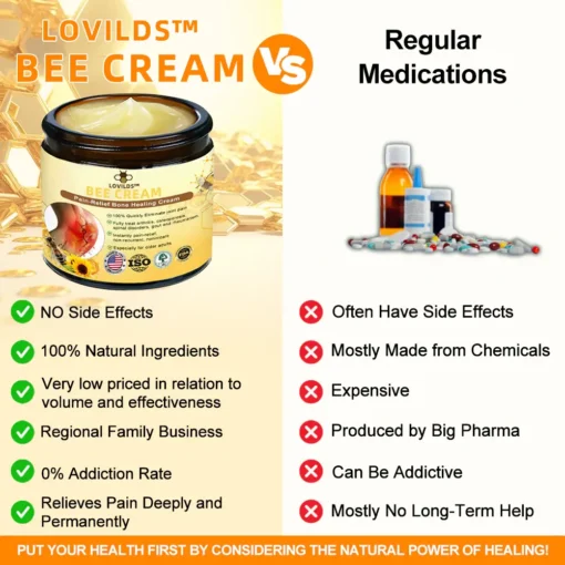 LOVILDS™Bees Pain Relief Bone Healing Cream 👨‍⚕️ American Osteopathic Association