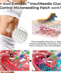 Lovilds™ InsuliNeedle Glucose Control Microneedling Patch