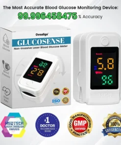 Oveallgo™ PRO GlucoSense Non-Invasive Laser Blood Glucose Meter