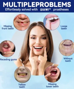 QIAWI™- Premium Custom Silicone Denture Set