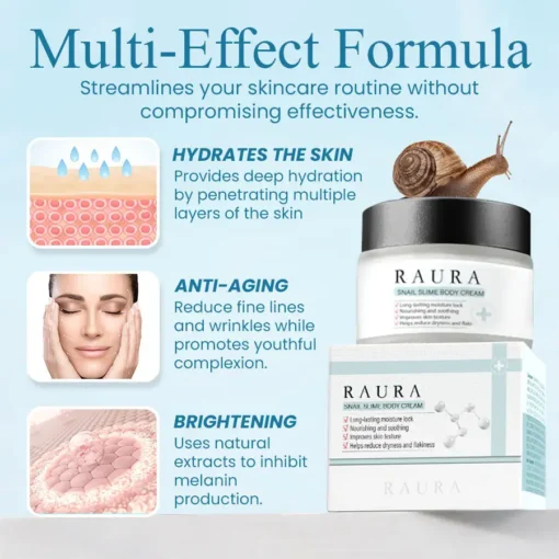 Raura™ Snail Multi-effect All-in-one Skincare Cream